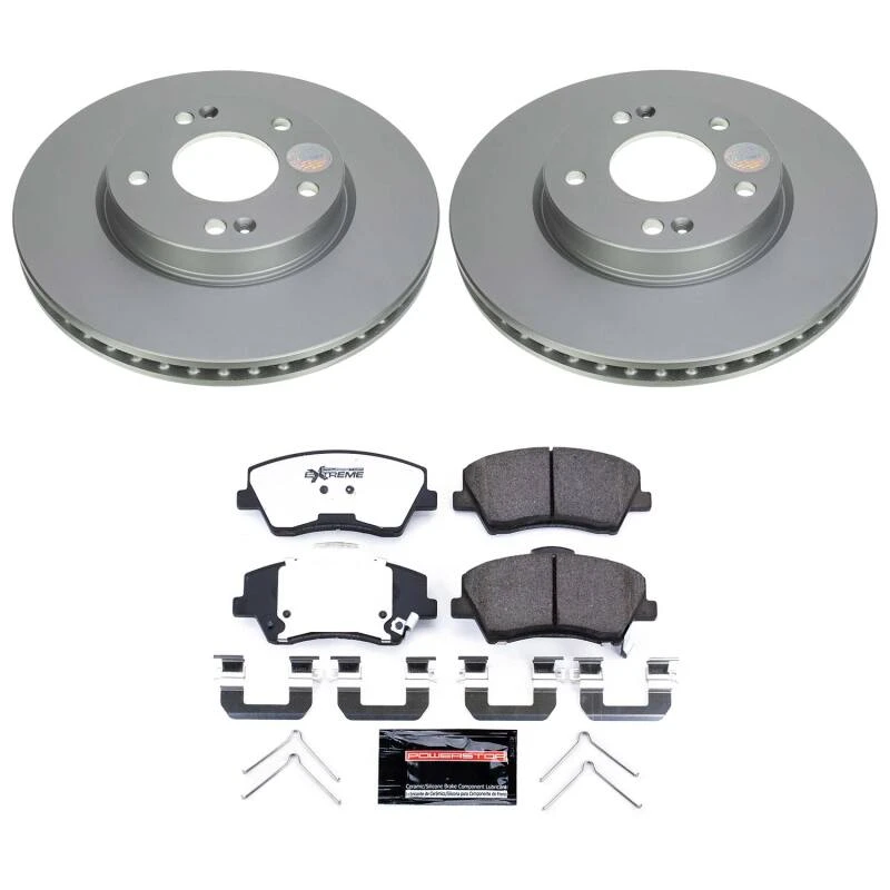 Power Stop 23-24 Kia Niro Front Z36 Coated Truck & Tow Brake Kit