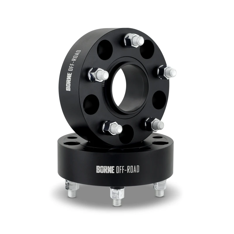 Borne Off-Road Wheel Spacers - 5x114.3 - 71.6CB - 50 - 1/2 - Black