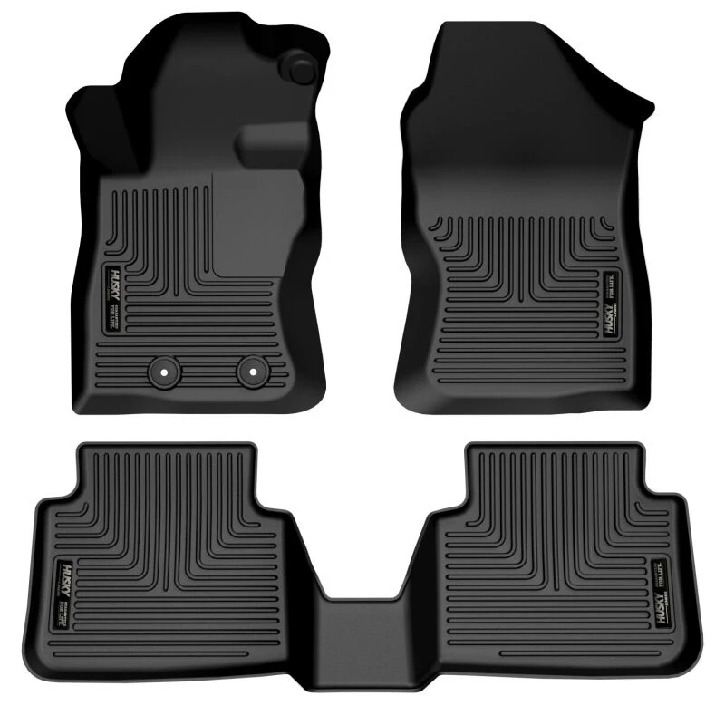 Husky Liners 2024 Subaru Crosstrek Weatherbeater Black Front & 2nd Seat Floor Liners