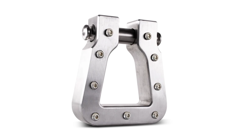 Body Armor 4x4 Mega D-Ring Machined Silver Single