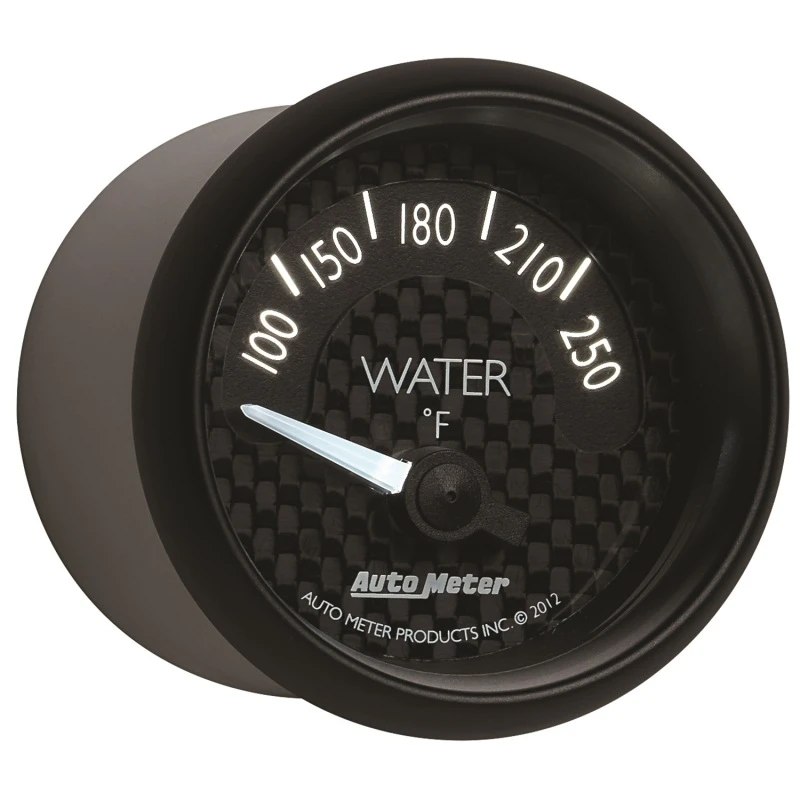 Autometer GT-Serie 52mm Kurzer Durchlauf Elektronische 100-250 Grad F Wasser-Temperatur