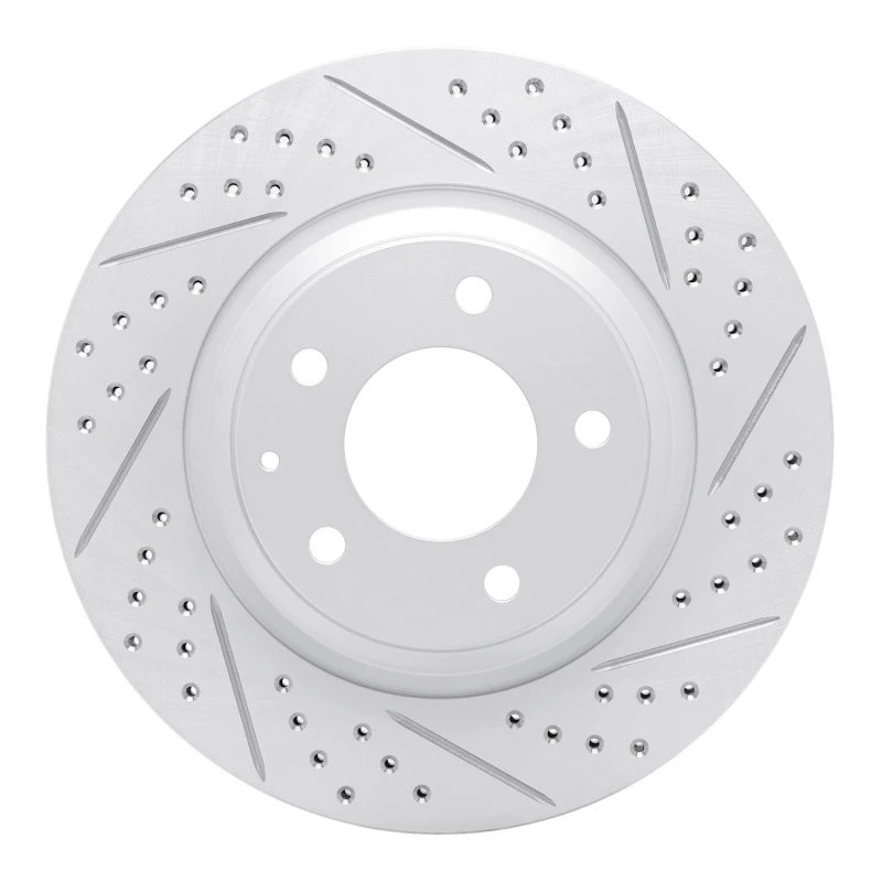DFC 04-11 Mazda Rx-8 Rear Right Drilled & Slotted Geoperformance Rotor