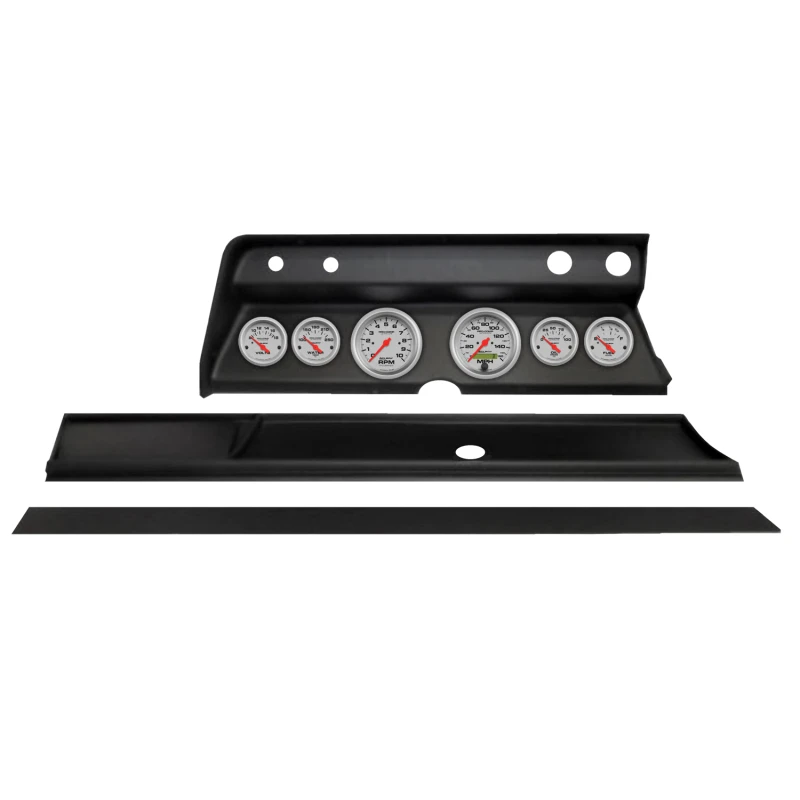 Autometer Ultra-Lite Direct Fit Dash Kit 1966 Chevy Chevelle (2 x 3-3/8in. / 4 x 2-1/16in.)