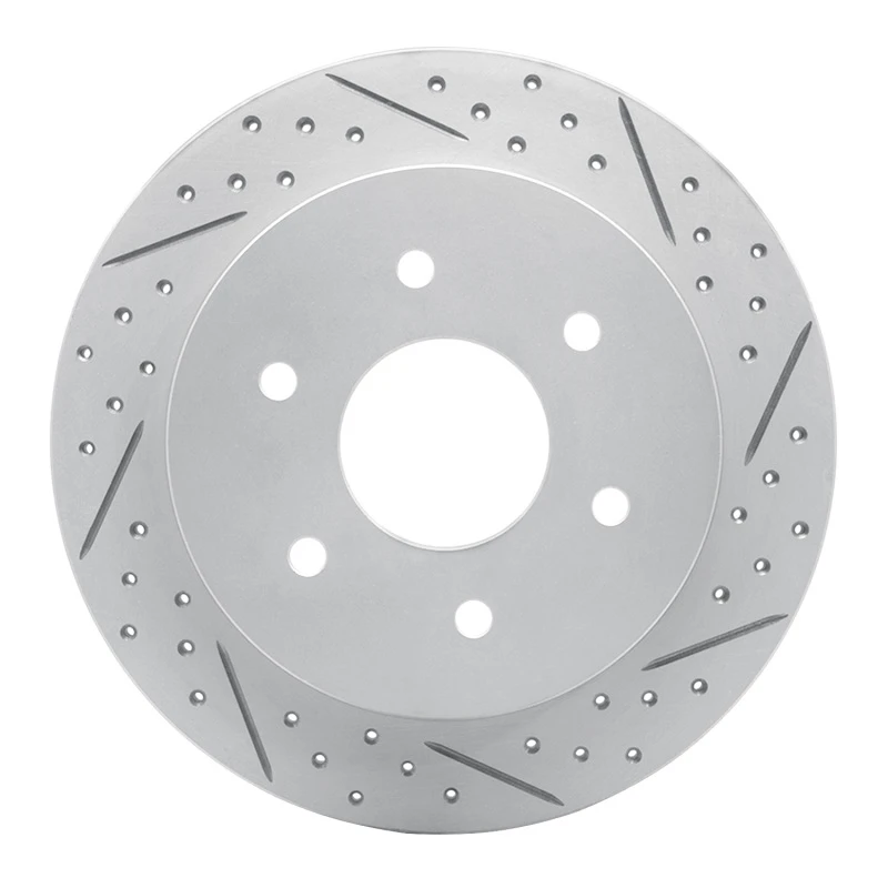 DFC 04-15 Infiniti Qx56 Rear Right Drilled & Slotted Geoperformance Rotor