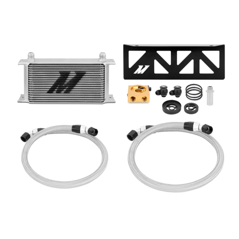 Mishimoto Thermostatisches Öl-Kühler-Kit - Silber für 13+ Subaru BRZ/Scion FR-S