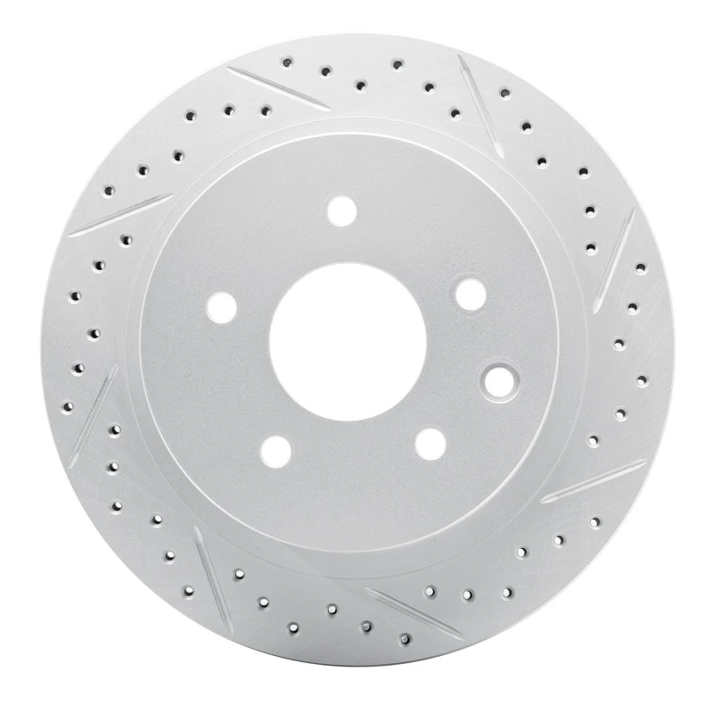 DFC 02-25 Infiniti G35 Rear Right Drilled & Slotted Geoperformance Rotor