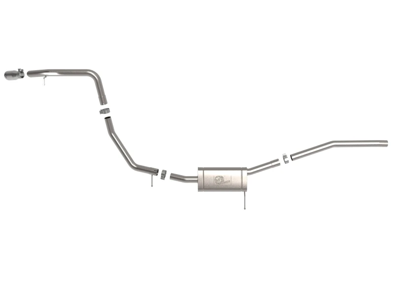 aFe 22-23 Ford Maverick EcoBoost L4 2,0L(t) Vulcan-Serie 2-1/2in 304 SS Cat-Back mit polierter Spitze