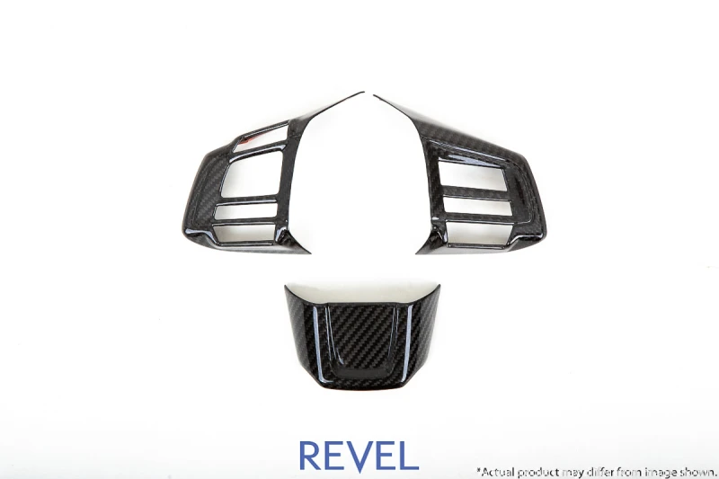 Revel GT Dry Carbon Steering Wheel Insert Covers für 2015–2021 Subaru WRX / STI