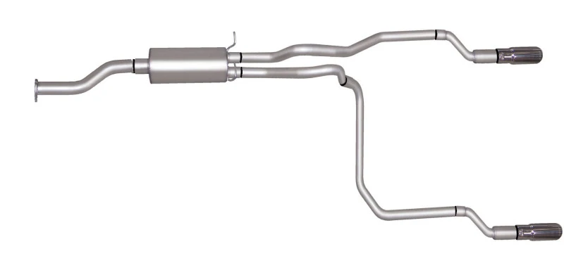 Gibson 98-99 Chevrolet S10 Basis 4.3L 1.75in Kat-Abgasanlage mit Doppel-Ausgang - Aluminisiert