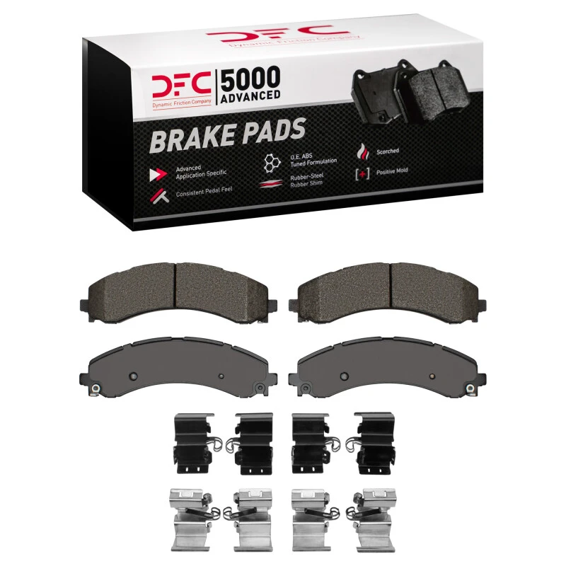 DFC 19-25 Ram 3500 Rear 5000 Advanced Semi Metallic Brake Pads and Hardware Kit