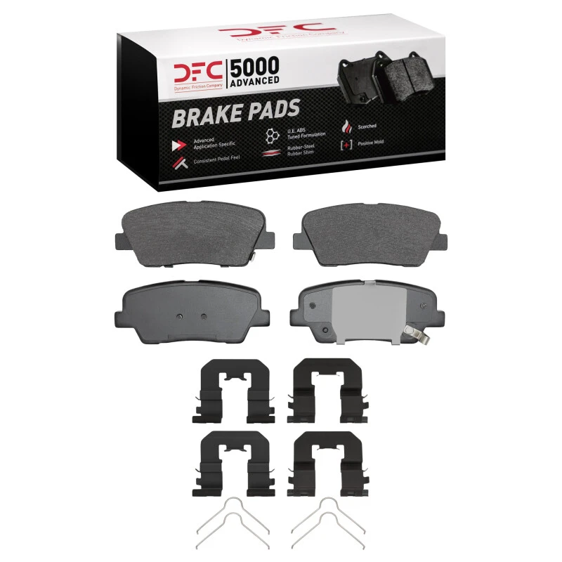 DFC 10-19 Hyundai Santa Fe Rear 5000 Advanced Ceramic Brake Pads and Hardware Kit