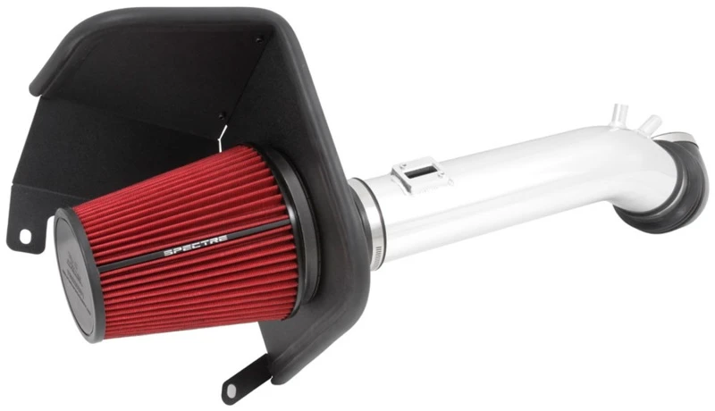 Spectre 14-15 GM Silverado/Sierra V8-5.3L F/I Luftansaugs-Kit - Poliert mit rotem Filter