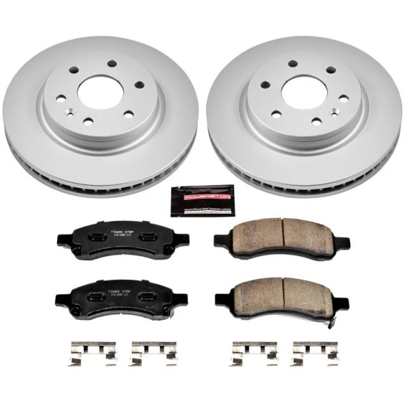 powerstop_CRK4657-6794580347581 Power Stop 08-17 Buick Enclave Front Z17 Evolution Geomet Coated Brake Kit