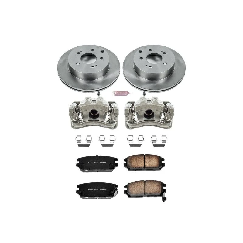 Power Stop Rear Autospecialty Brake Kit w/Calipers for 06-12 Mitsubishi Eclipse