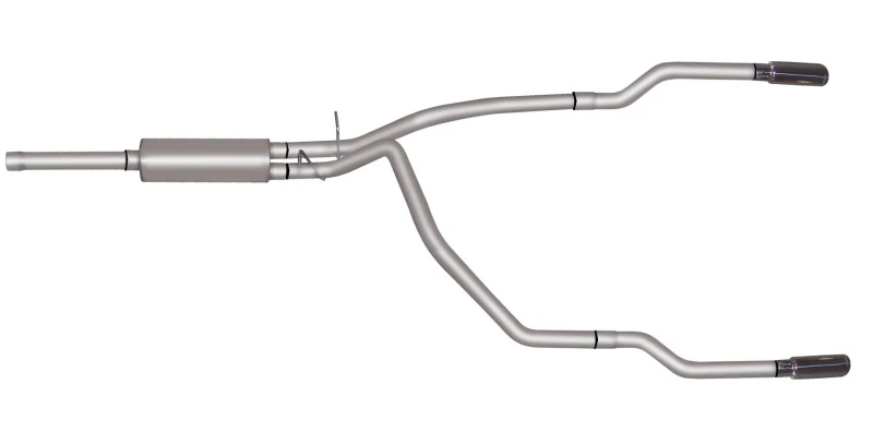Gibson 96-02 Dodge Ram 2500 Basis 8.0L 2,5 Zoll Kat-Back-Dual-Split-Auspuff - Edelstahl