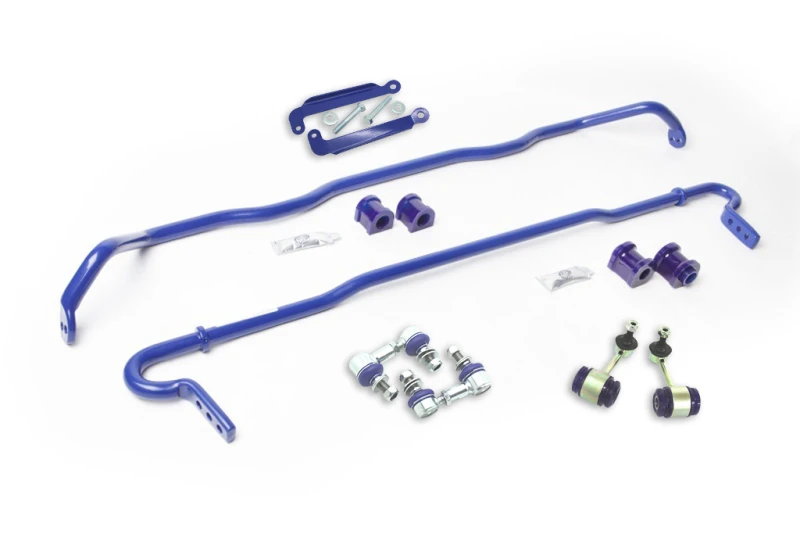 SuperPro Front / Rear 26mm F/24mm R Adjustable Sway Bar and Link Set for 2015 Subaru WRX Limited