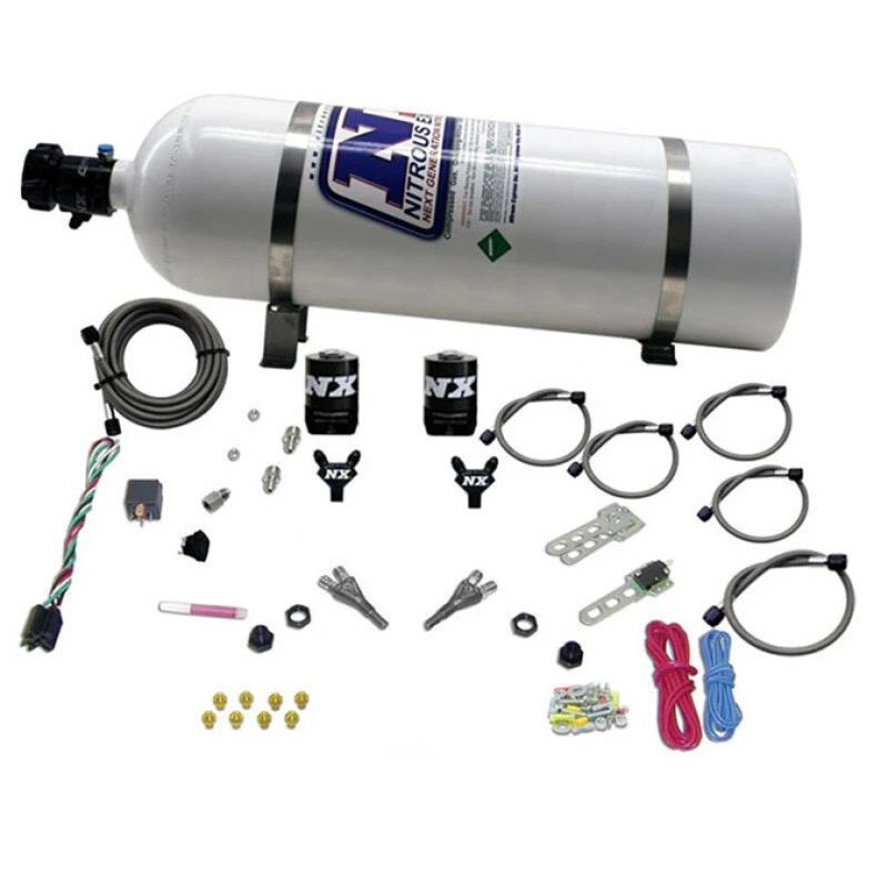 Nitrous Express GM TBI Nitrous-Kit (50-125PS) mit 15lb-Flasche