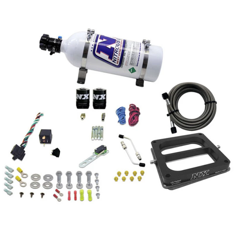 Nitrous Express Dom/Gasoline Nitrous Kit (100-500HP) w/5lb Bottle