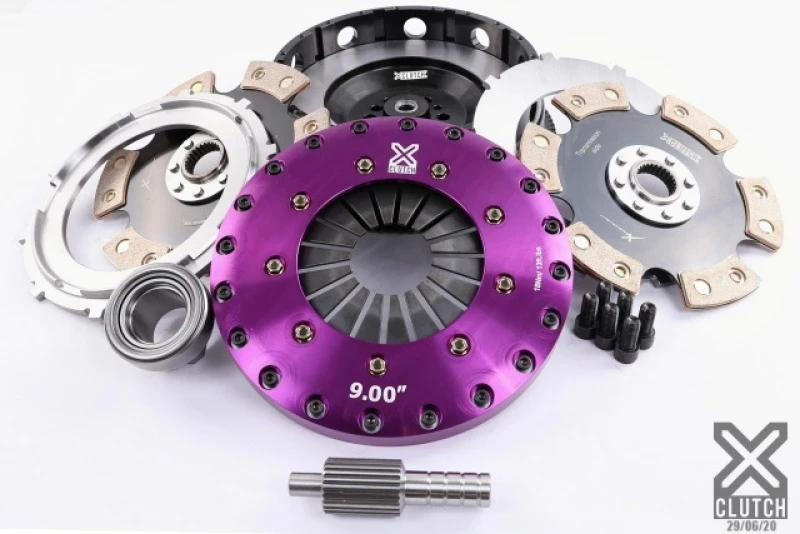 XClutch 2011 BMW 1er M Basis 3,0L 9 Zoll Twin Solid Keramik Kupplung Kit (6 Bolt/PB in Schwungrad)