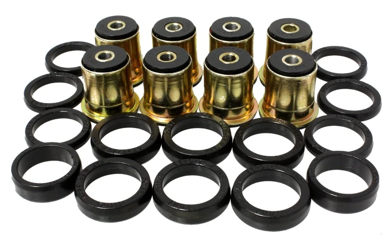 Energy Suspension GM Schwarzes Heck-Ende Steuerlenker Buchsen Set mit Schubumluhr