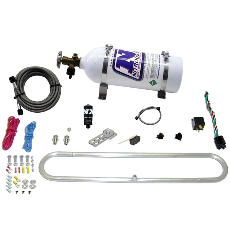 Nitrous Express N-Tercooler-System für CO2 mit 5lb-Flasche (Fernmontage-Magnetventil)