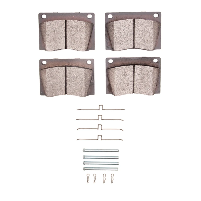 DFC 61-79 Jaguar XKE Front 5000 Advanced Low Metallic Brake Pads and Hardware Kit