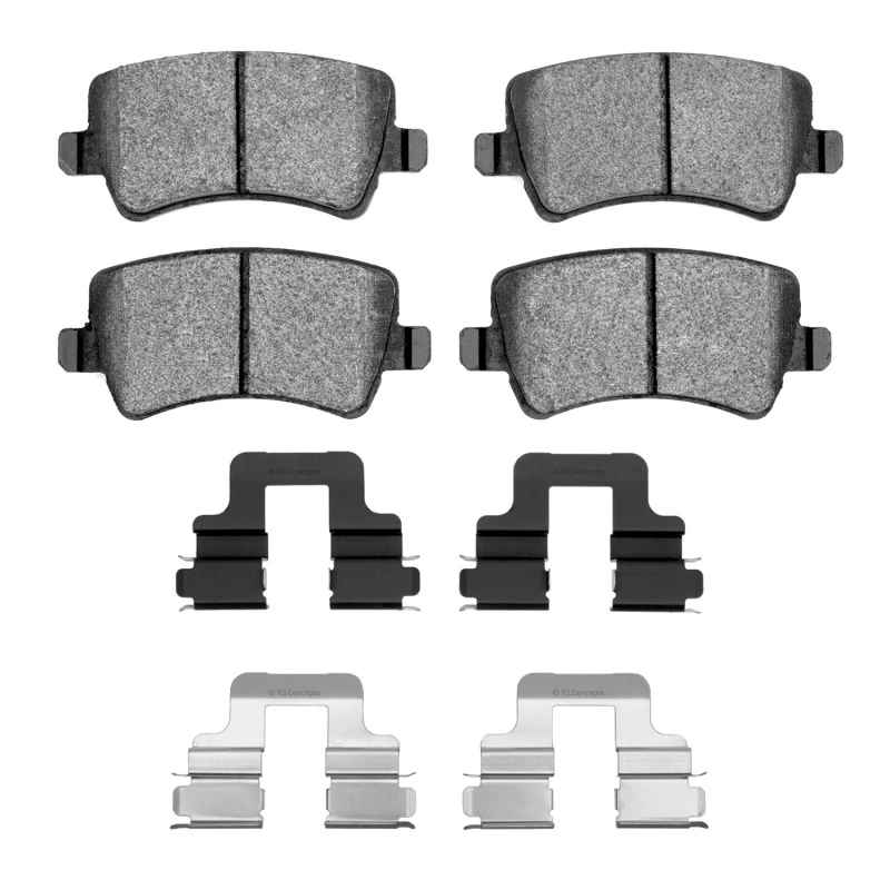 DFC 07-18 Land Rover Range Rover Evoque Rear 4000 HybriDynamic Brake Pads and Hardware Kit