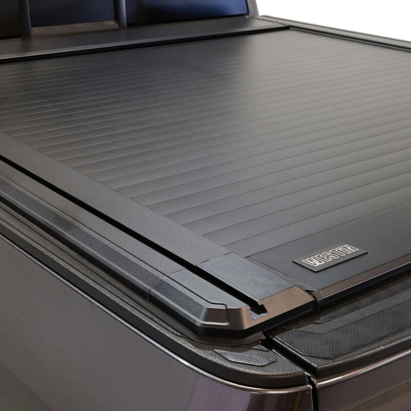 Westin 16-23 Toyota Tacoma 5ft 5in Bed Manual Retractable Tonneau Cover - Black