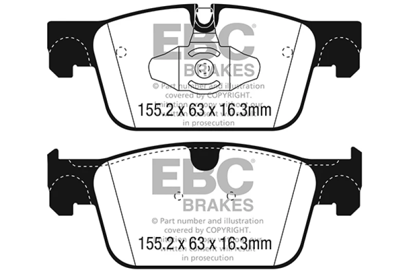 EBC 2017+ Volvo S90 2.0L Turbo Greenstuff Front Brake Pads