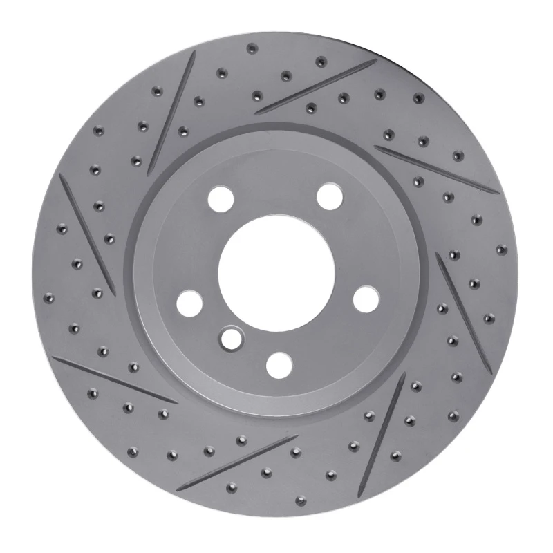 DFC 04-10 BMW X3 Front Left Drilled & Slotted Geoperformance Rotor