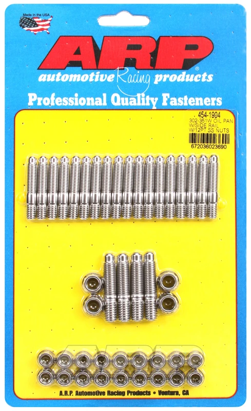 ARP Oil Pan Stud Kit with Side Rail for Ford 302/351W