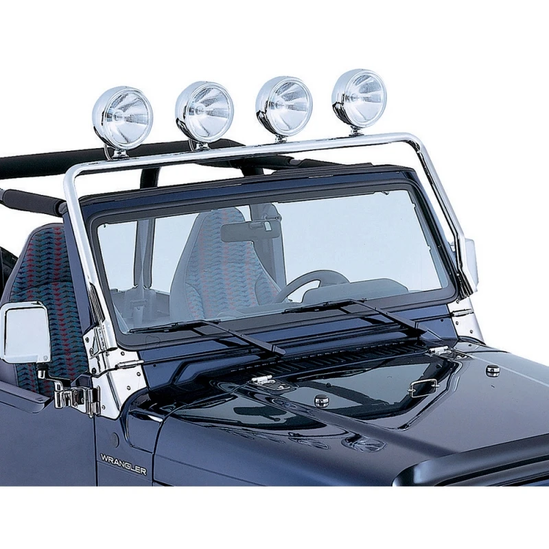 Rugged Ridge 97-06 Jeep Wrangler TJ Edelstahl Vollrahmen-Leuchtbalken