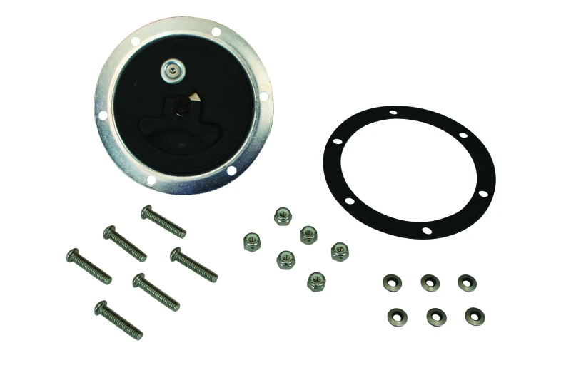 Moroso Supercharger Fuel Cell Cap w/Ring/Gasket/Hardware - Black