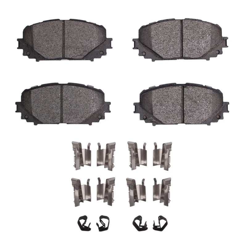 DFC 12-18 Toyota Yaris (USA/Canada) Front 4000 HybriDynamic Brake Pads and Hardware Kit