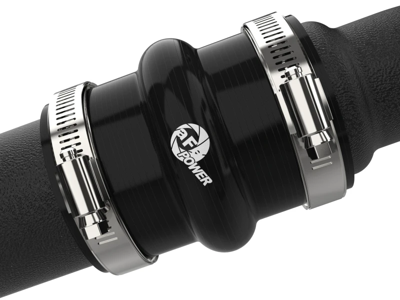 aFe BladeRunner Aluminum Hot and Cold Charge Pipe Kit Black Ford F-150 24-26 V6-2.7L (tt)