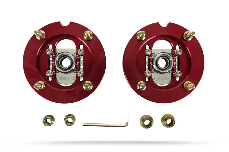 pedders_PED-581048-679773289fb5b Pedders 05-14 Mustang einstellbare Camber-Platte mit neuem oberen Federbock (nur für Pedders XA Coilovers)