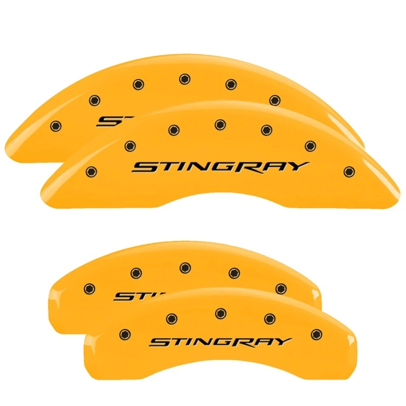 mgp_13084SSTYYL-679680de8884e MGP 4 Caliper Covers Engraved Front & Rear Stingray Yellow finish black ch
