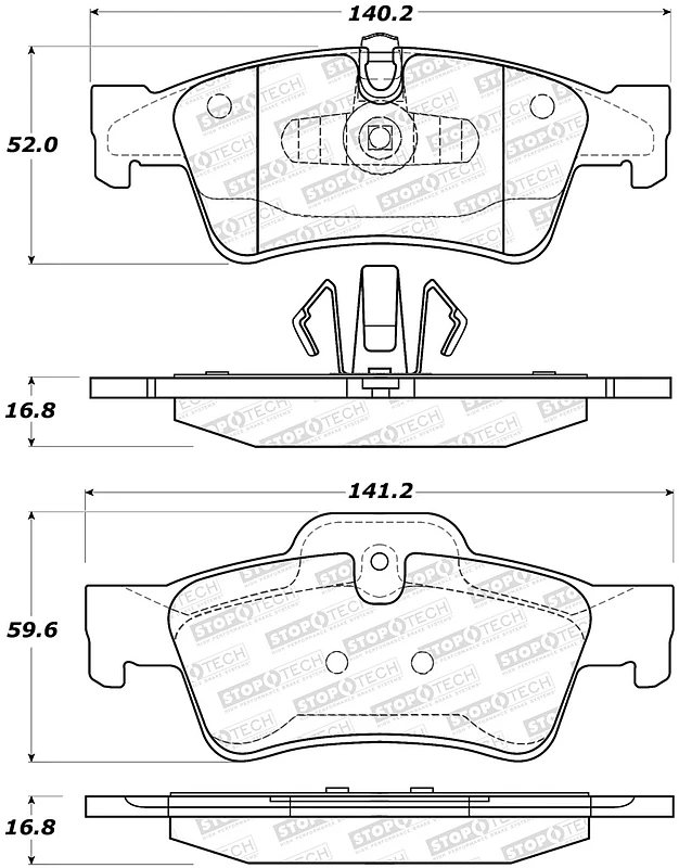 StopTech Street Brake Pads