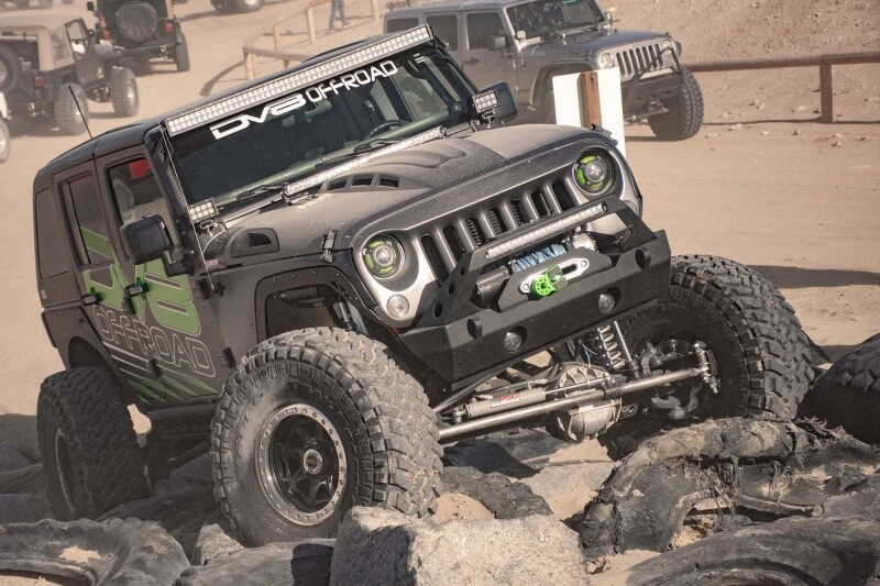 DV8 Offroad Heat Dispersion Motorhaube für 2007–2018 Jeep Wrangler JK