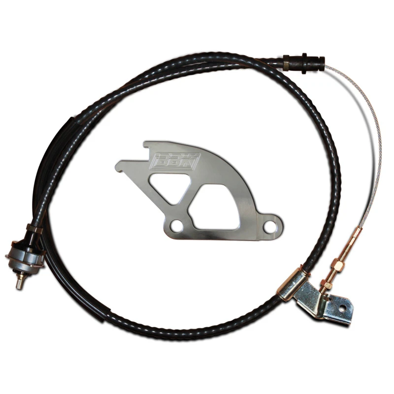 BBK 79-95 Mustang Einstellbares Kupplungsquadrant und Kabel-Kit