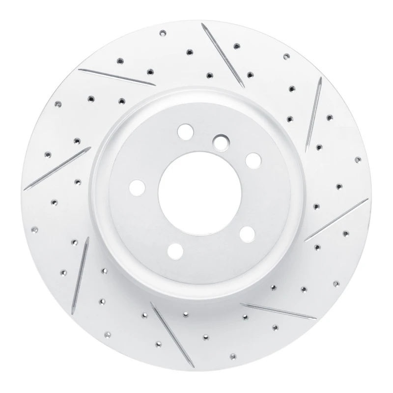 DFC 11-16 BMW Z4 Front Right Drilled & Slotted Geoperformance Rotor