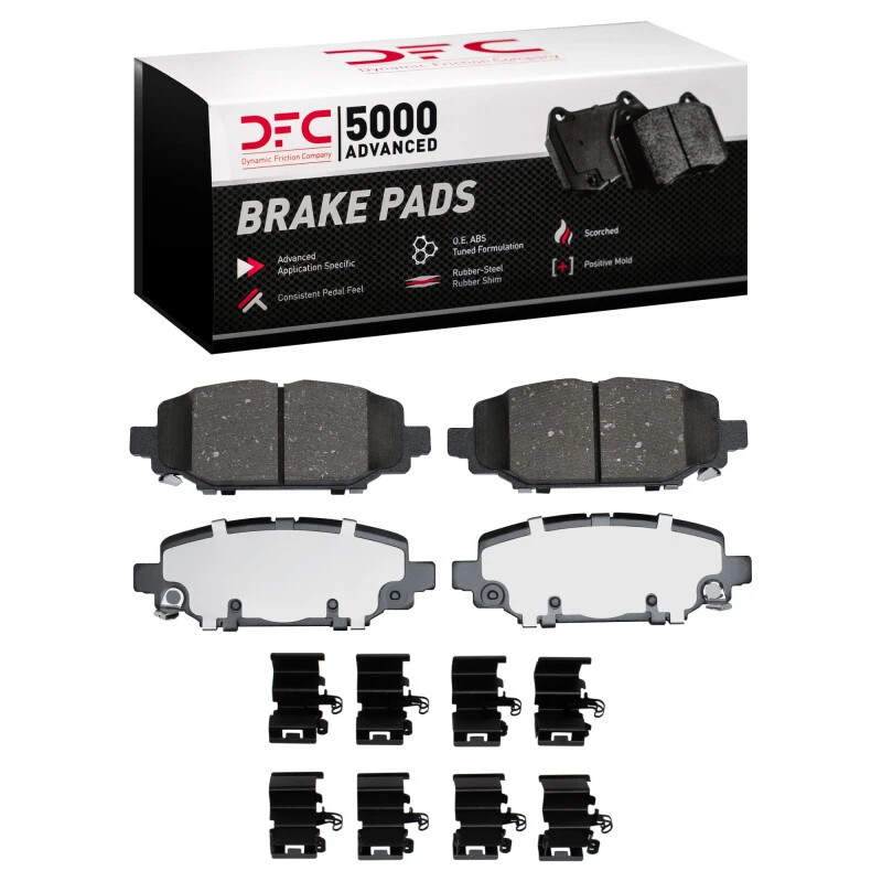 DFC 18-25 Jeep Wrangler Rear 5000 Advanced Ceramic Brake Pads and Hardware Kit