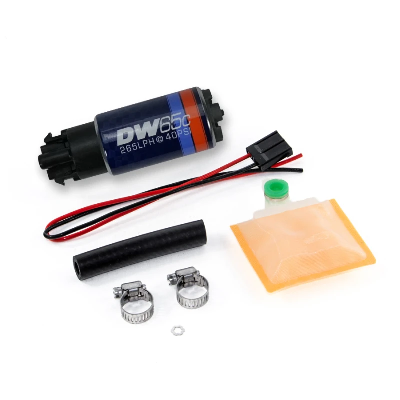 DeatschWerks 265 LPH Kompakter In-Tank Kraftstoffpump mit Clips und universellem Installationskit