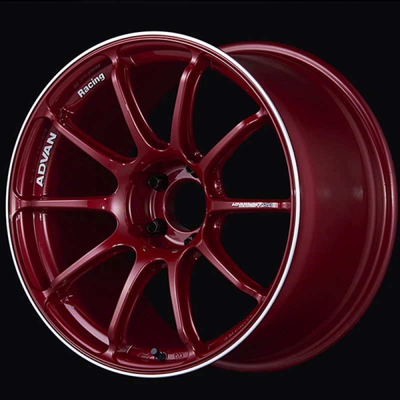 Advan RSIII 18x7.5 / +48 Offset / 5x114.3 / 73mm Bore / Racing Candy Red and Ring