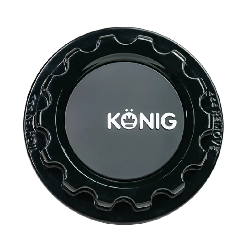 Konig MRK1 Gloss Black Gear Cap w/ Logo