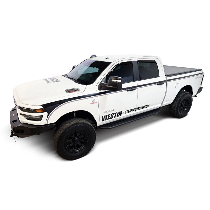 Westin 09-18 Ram 1500 Crew Cab Outlaw Running Boards - Textured Black