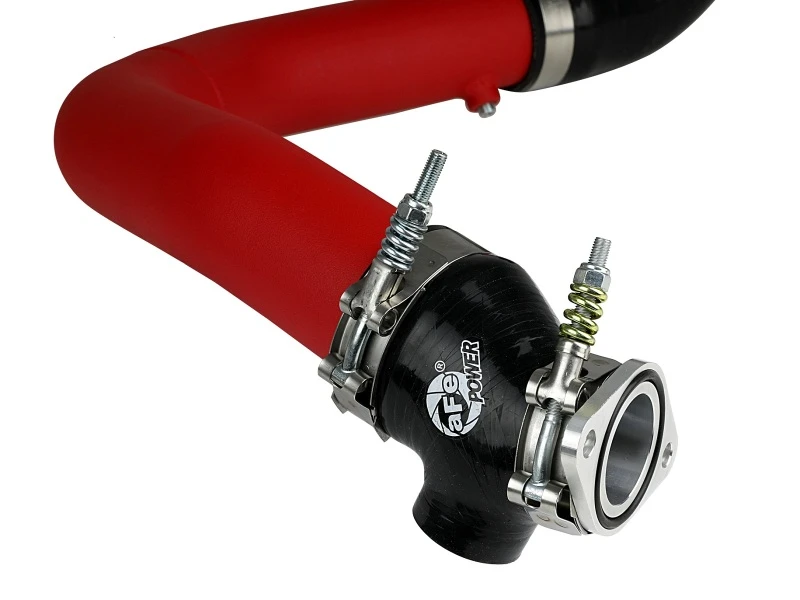 aFe BladeRunner 2.5in Aluminum Hot Side Charge Pipe 15-20 Subaru WRX 2.0T - Red