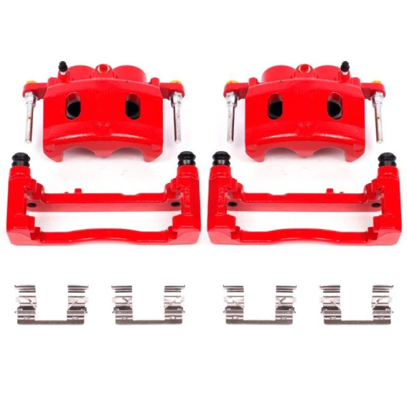 powerstop_S4918A-67945d72bc1cf Power Stop 08-16 Cadillac Escalade Front Red Calipers w/Brackets - Pair