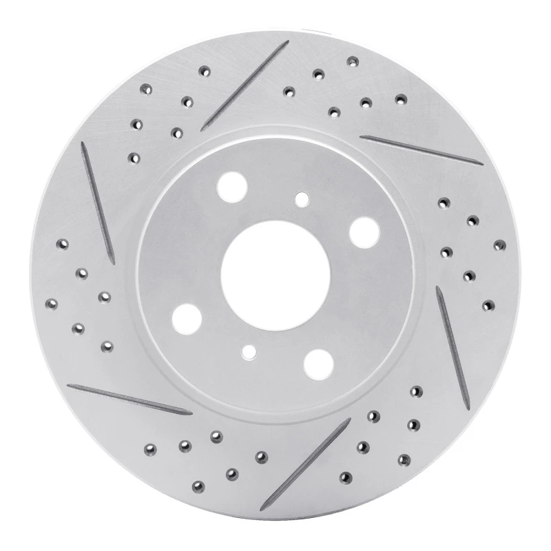 DFC 06-19 Scion IQ Front Left Drilled & Slotted Geoperformance Rotor