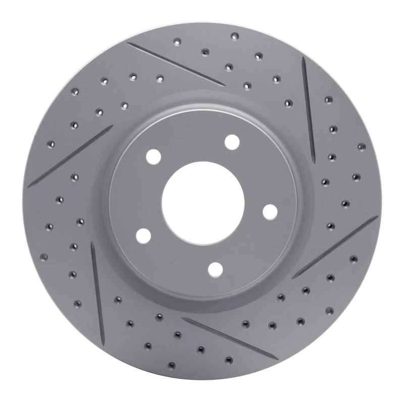 DFC 98-06 Jaguar Xkr Front Right Drilled & Slotted Geoperformance Rotor